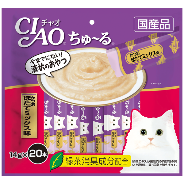 CIAO Churu Tuna & Scallop 14g x 20 sticks