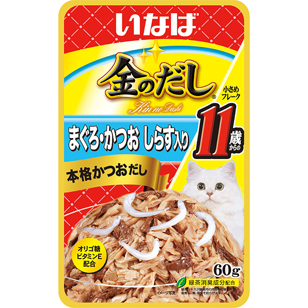 INABA Pouch Jelly Tuna Small Flake with Whitebait 60g