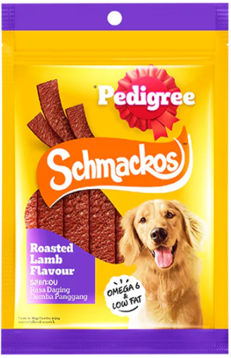Pedigree SCHMACKOS Adult Roasted Lamb (1x4x12's) (70g)