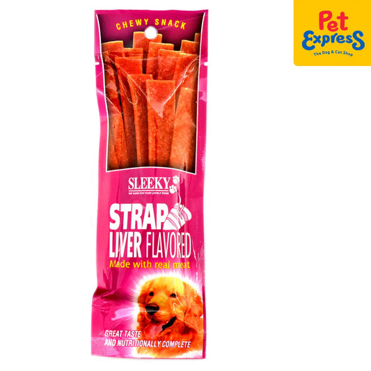 [Dog Treats] - Sleeky Chewy Treats Strap Liver (50g)