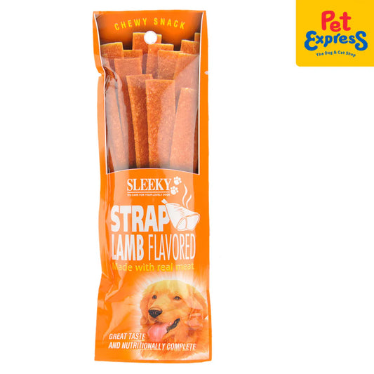 [Dog Treats] - Sleeky Chewy Treats Strap Lamb (50g)