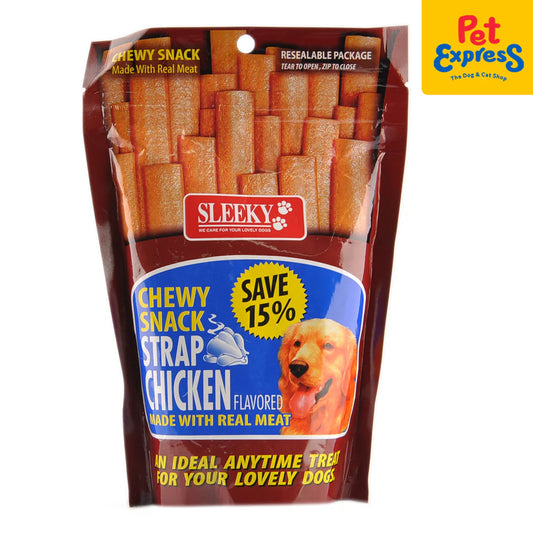 [Dog Treats] - Sleeky Chewy Treats Strap Chicken (175g)
