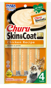 Churu Skin & Coat Chicken with Scallop Recipe 14g x 4 sticks