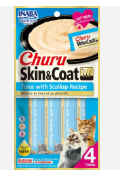 Churu Skin & Coat Tuna with Scallop Recipe 14g x 4 sticks
