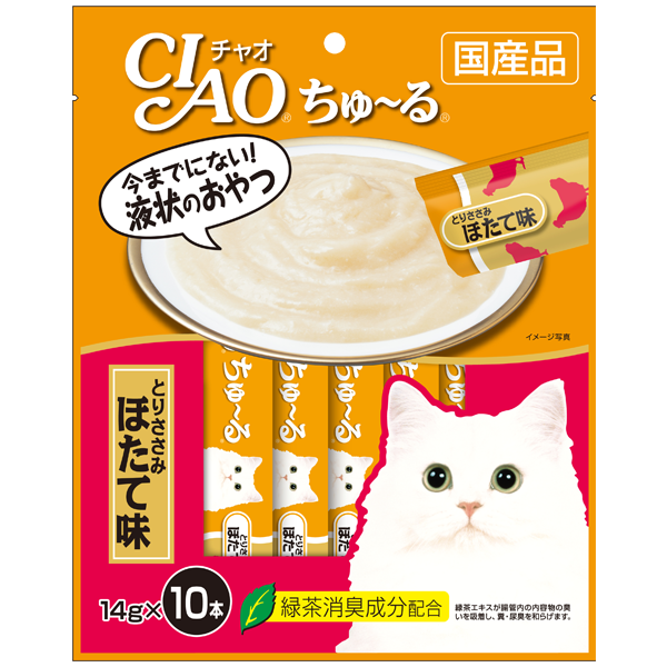 CIAO Churu Chicken Fillet Scallop 14g x 10 sticks