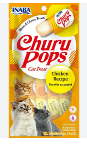 INABA Churu Pops Chicken Recipe 15g x 4 sticks