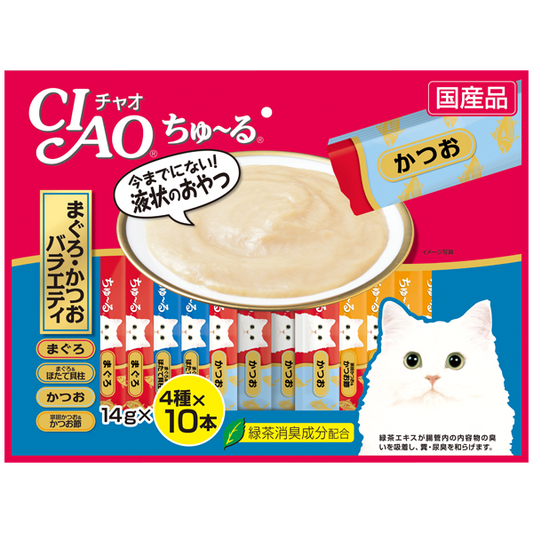 CIAO Churu Tuna (Maguro/Katsuo) Mix 14g x 40 sticks