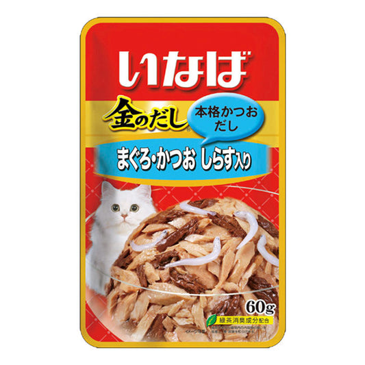 INABA Pouch Jelly Tuna with Whitebait 60g