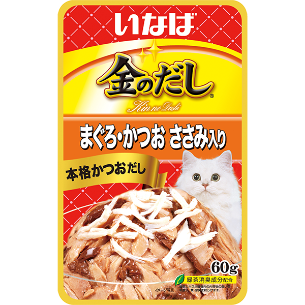 INABA Pouch Jelly Tuna with Chicken Fillet 60g