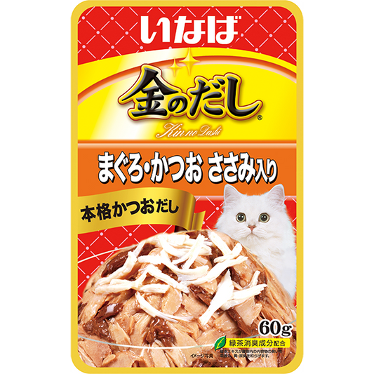 INABA Pouch Jelly Tuna with Chicken Fillet 60g