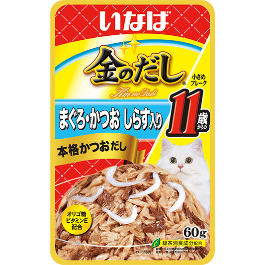 INABA Pouch Jelly Tuna Small Flake with Whitebait 60g