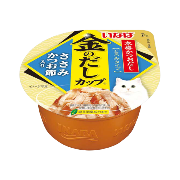 INABA Gravy Chicken Cup Chicken Fillet Dried Bonito 70g