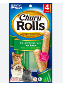 INABA Churu Rolls Chicken Recipe Wraps Tuna Recipe 10g x 4 sticks