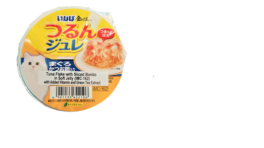 INABA Soft Jelly Cup Tuna with Sliced Bonito 65g