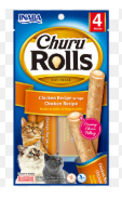 INABA Churu Rolls Chicken Recipe Wraps Chicken Recipe 10g x 4 sticks
