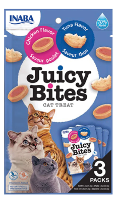 INABA Juicy Bites Tuna & Chicken 11.3g x 3 packs