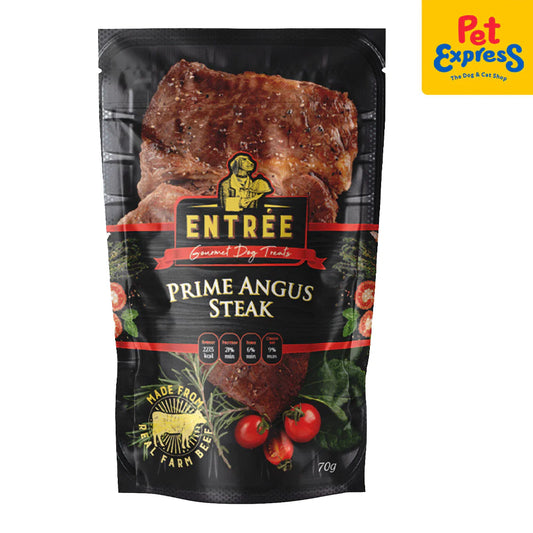 [Dog treat] Entree Biggie Sticks Dog Treats Prime Angus Steak