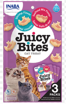 INABA Juicy Bites Shrimp & Seafood 11.3g x 3 packs