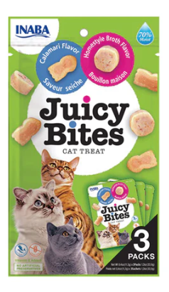 INABA Juicy Bites Broth & Calamari 11.3g x 3 packs