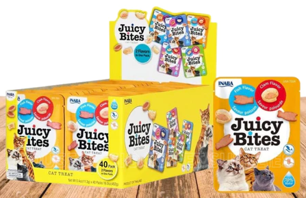 INABA Juicy Bites Fish & Clam 11.3g x 40 packs