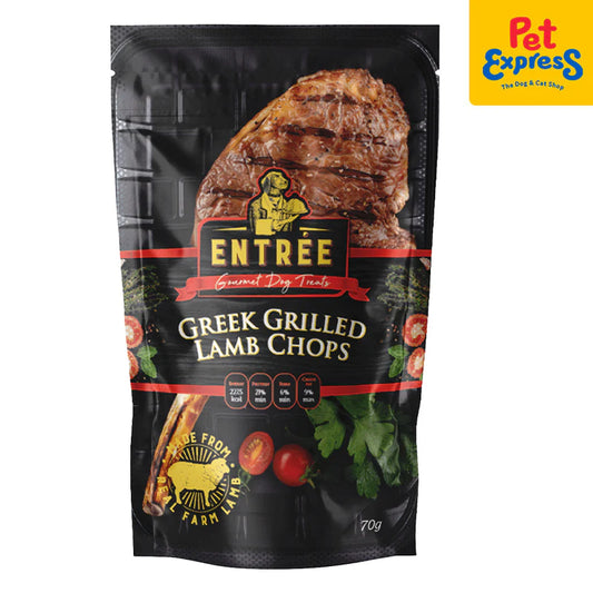 [Dog Treat] Entree Biggie Sticks Dog Treats Greek Grilled Lamb Chops