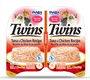 INABA Twin Cups Tuna & Chicken Recipe 35g x 2 cups