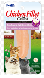 INABA Chicken Fillet Extra Tendered in Crab Flavored Broth 25g
