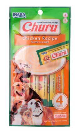 INABA Churu Dog Chicken Recipe 14g x 4 sticks