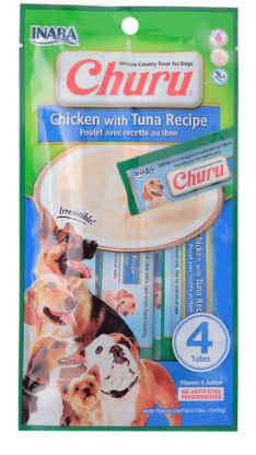 INABA Churu Dog Chicken with Tuna Recipe 14g x 4 sticks