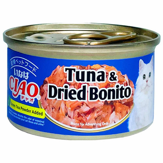 CIAO Premium Can Jelly White Meat Tuna with Bonito 75g