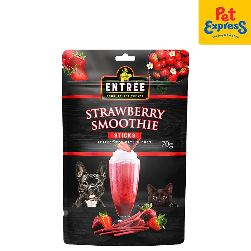 [Pet Treats] - Entree Gourmet Pet Treats Strawberry Smoothie Sticks