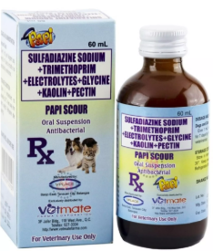 PAPI SCOUR (sulfadiazine sodium+Trimethoprim) (60ml)