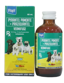 PAPI VERMIFUGE (dewormer) (60ml)