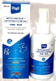 VIME Blue Wound Spray (Methylene Blue+Oxytetracycline) (100ml)