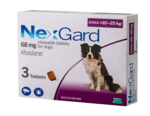 NEXGARD PLAIN FOR DOG VIOLET (25-50Kg) (3 chew/box)