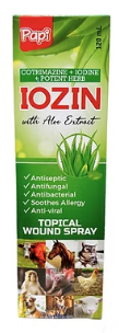 PAPI IOZIN SPRAY (cotrimazine+iodine) WITH ALOE EXTRACT (120ml)
