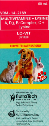 AVLI LC-Vit Syrup (60ml/bot)