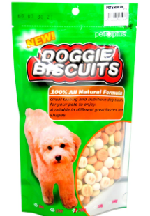 PET PLUS DOG BISCUIT ROUND (30packs/box) (200g/pack)