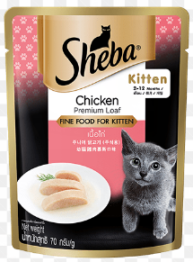 Sheba Pouch KITTEN CHICKEN (2x12's) (70g/pouch)