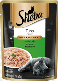Sheba Pouch TUNA (2x12's) (70g/pouch)