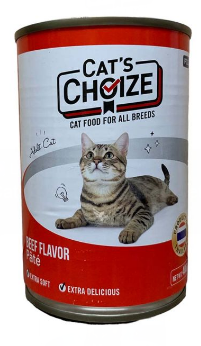Cat Choize in can Adult Pate Beef Flavor (24 can/case) (400g /can)