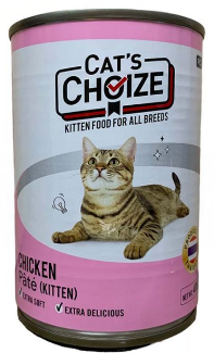 Cat Choize in can Kitten Pate Chicken Flavor (24 can/case) (400g /can)