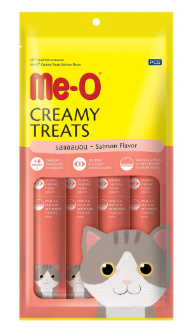 Me-O Creamy treats Cat Food - SALMON (1x 2x12's) (60g/ pack)