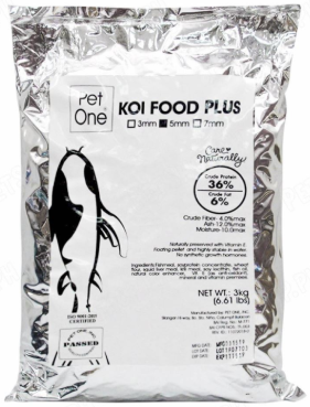 Pet One KOI FOOD MULTIPACK Plus 5mm (5x3kg/pack) (3kg)