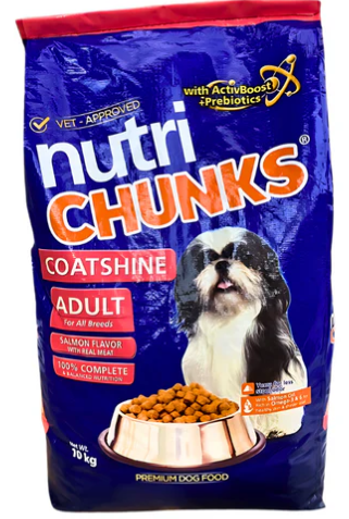 Nutrichunk Coatshine Adult Salmon (10kg)