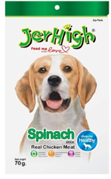 JERHIGH TREATS SPINACH (12pks/box) (70g)
