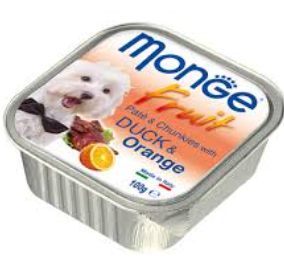 MONGE FRUIT DUCK/ORANGE (32pcs/box) (100g)