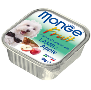 MONGE FRUIT LAMB/APPLE (32pcs/box) (100g)