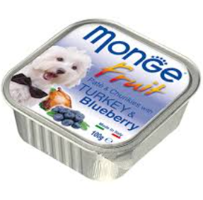 MONGE FRUIT TURKEY/BLUEBERRY (32pcs/box) (100g)