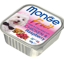 MONGE FRUIT CHICKEN /RASPBERRY (32pcs/box) (100g)